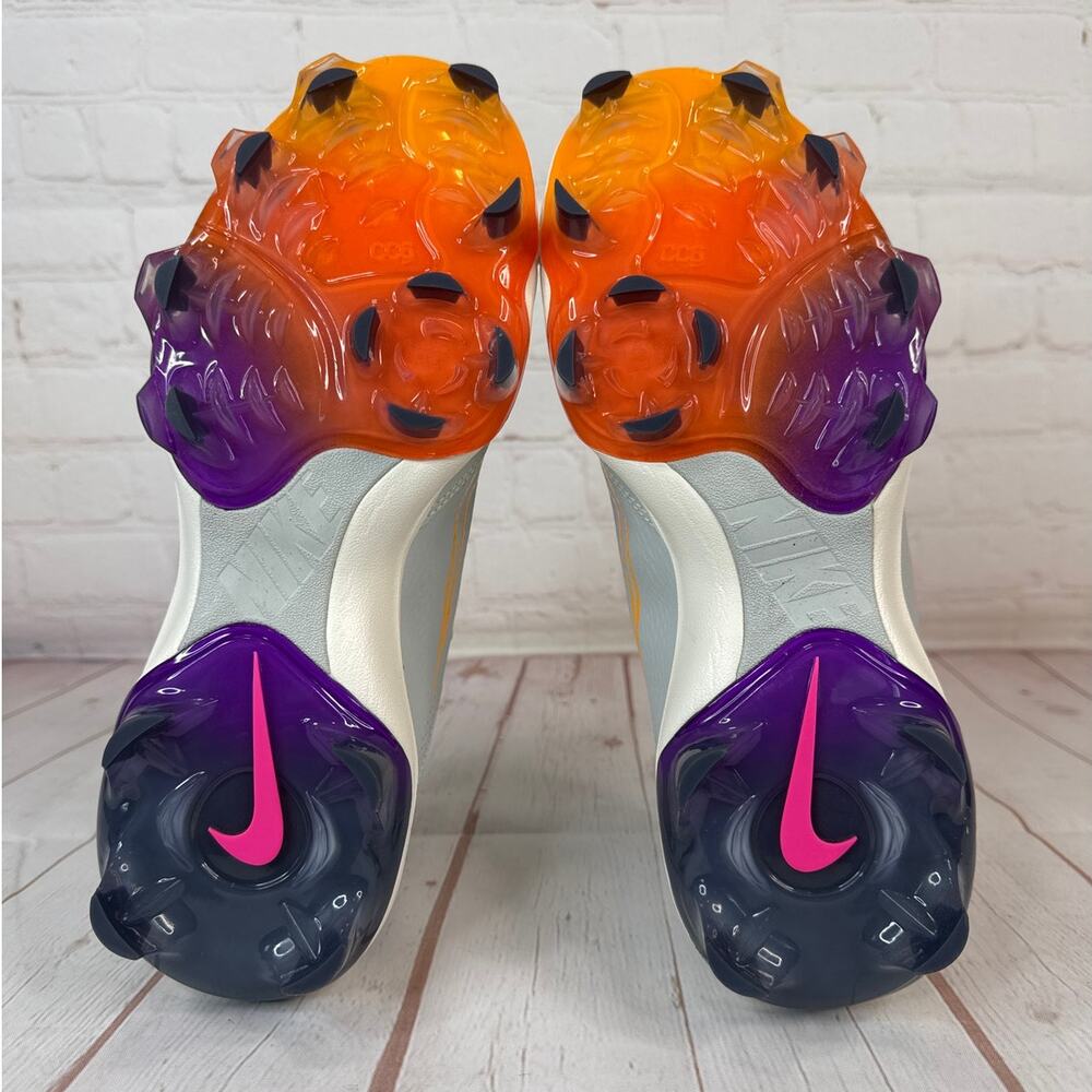 Nike Hyperdiamond 4 Pro MCS 'Miami' Softball Cleats Women’s Size 9 (HF1124-001) - Picture 9 of 10